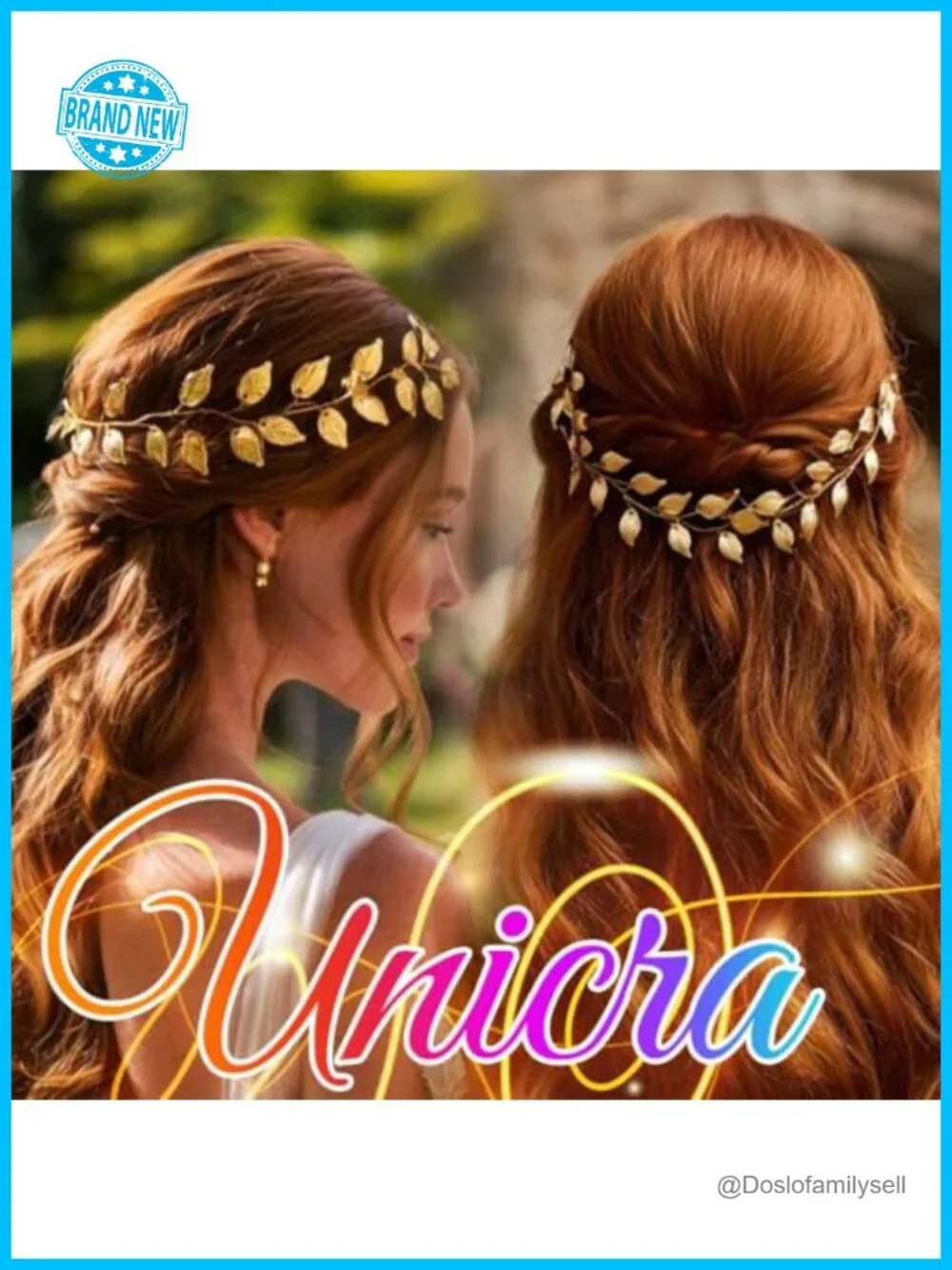Gold Leaf Hair Vine Greek Goddess Headpiece Wedding Hair Accessory